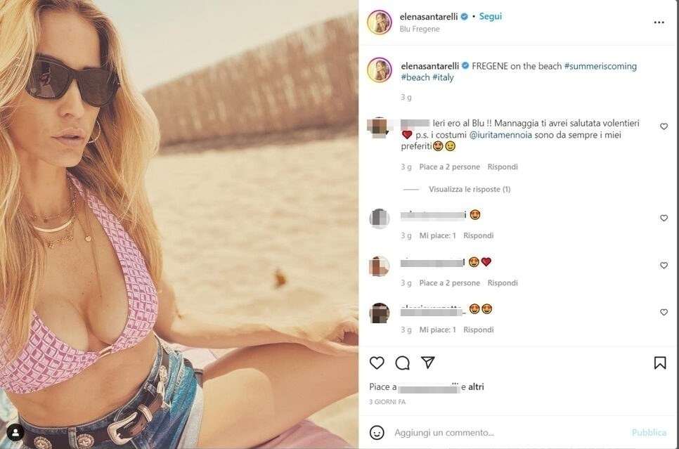 Elena Santarelli ig