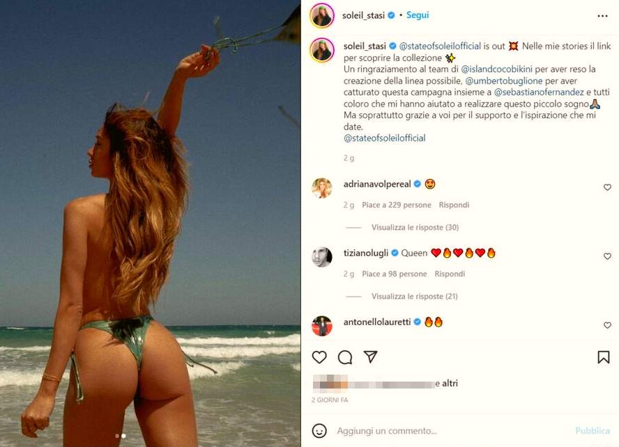 Soleil Sorge Instagram