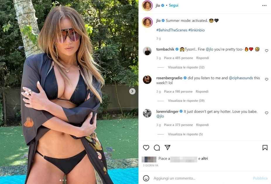Jennifer Lopez Instagram