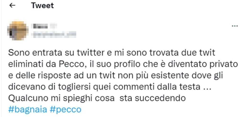 Bagnaia tweet