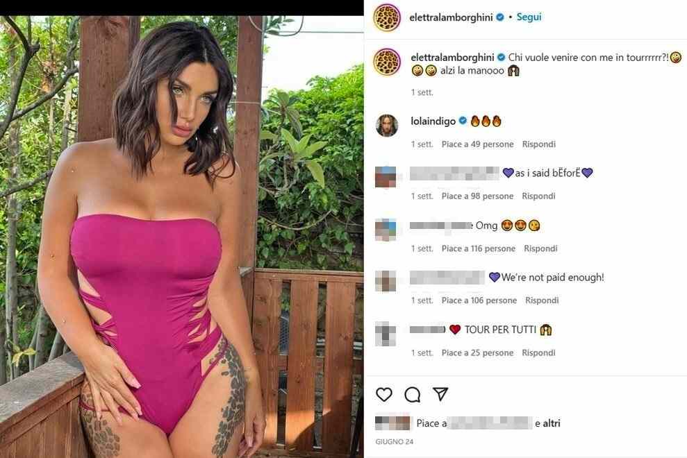 Elettra Lamborghini ig
