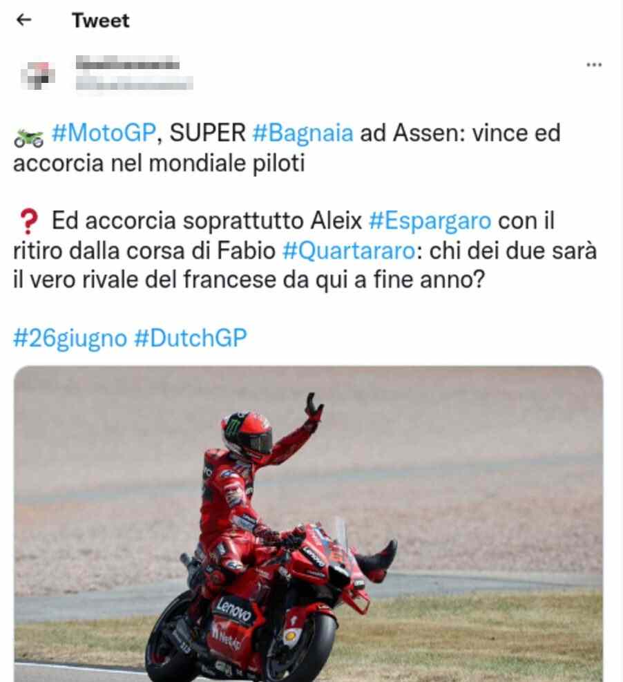 Espargaro tweet
