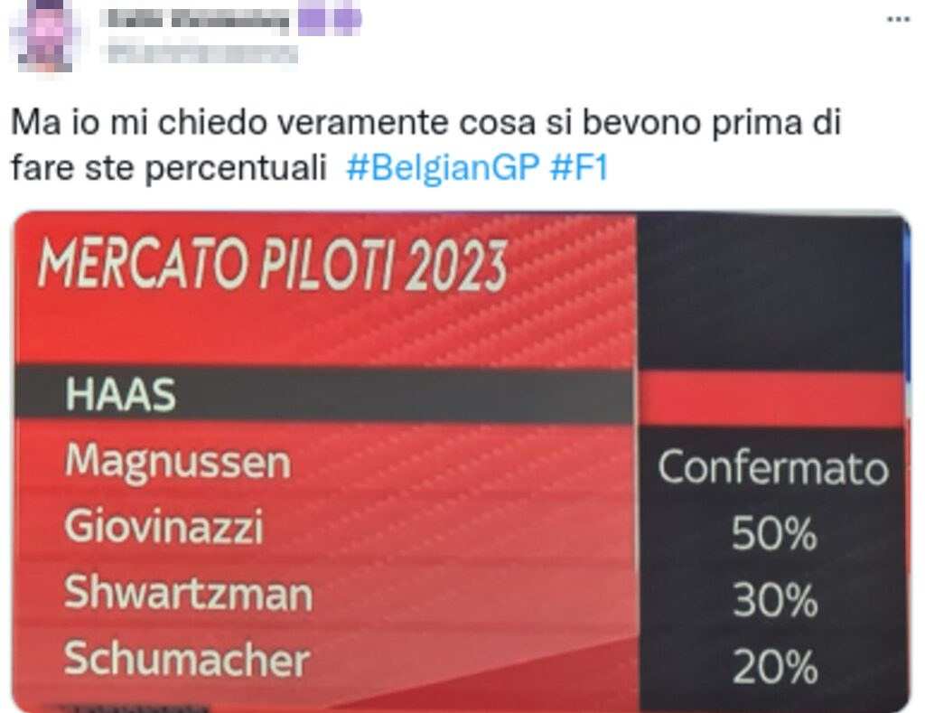 Giovinazzi tweet