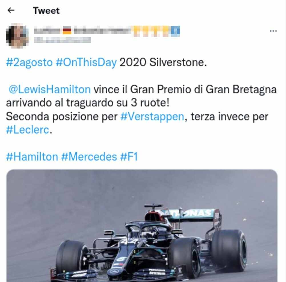 Hamilton tweet