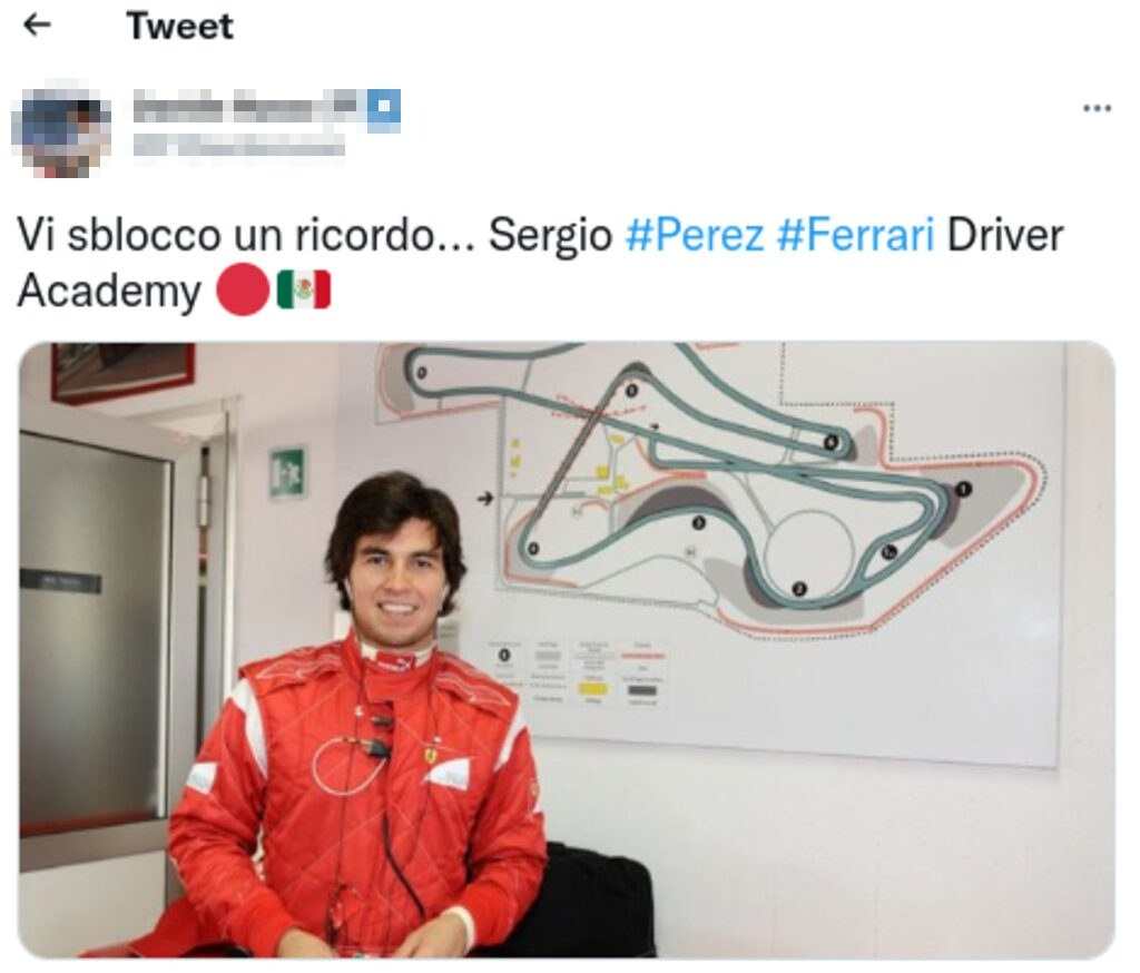 Perez tweet