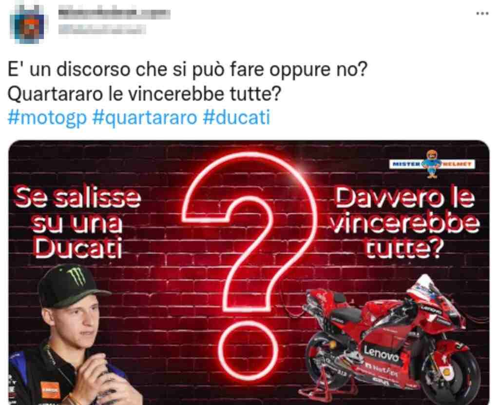 Quartararo tweet