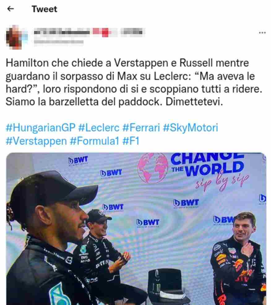 Verstappen tweet
