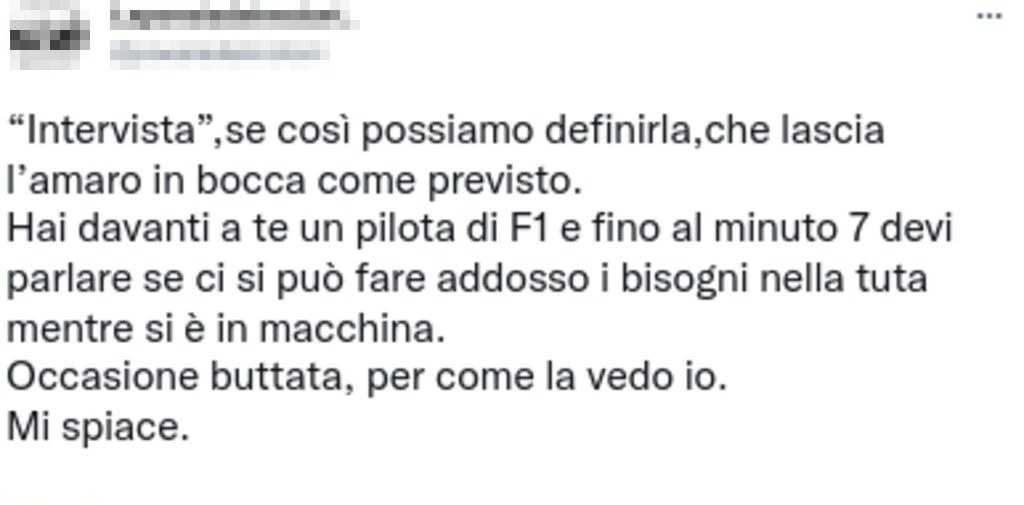 Leclerc tweet