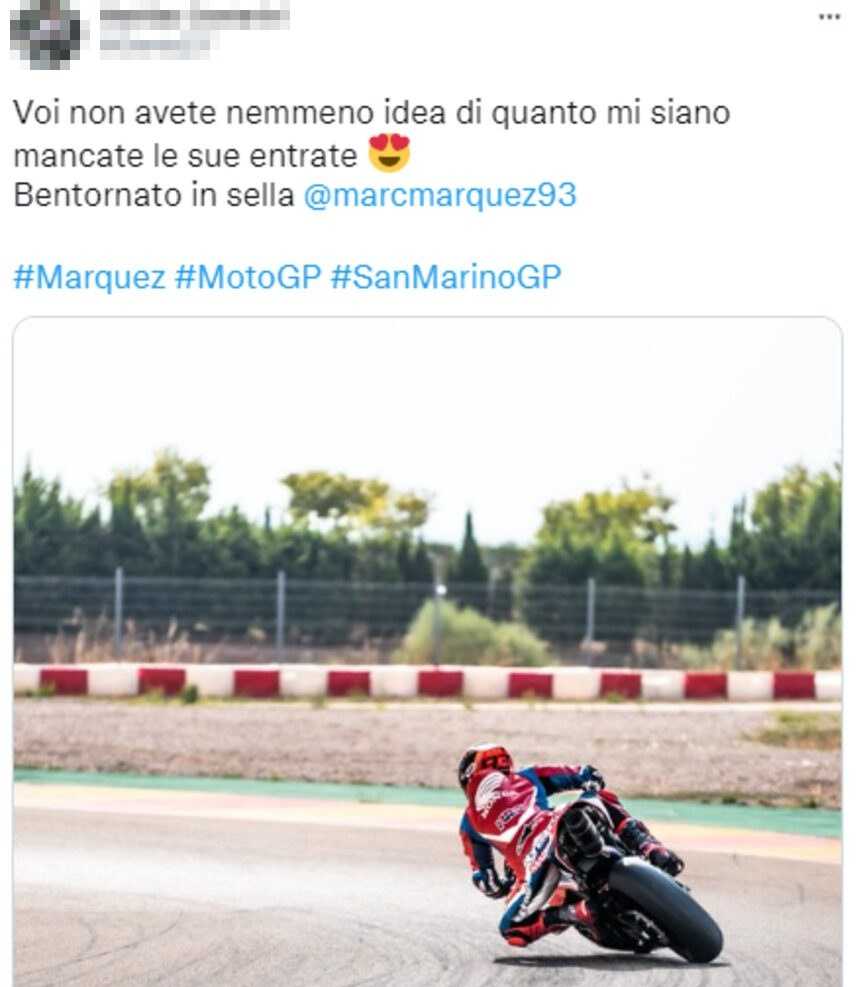 Marquez tweet