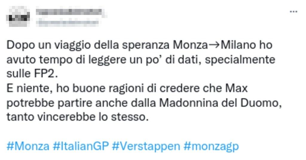 Verstappen tweet