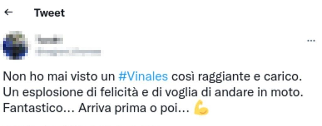 Vinales tweet