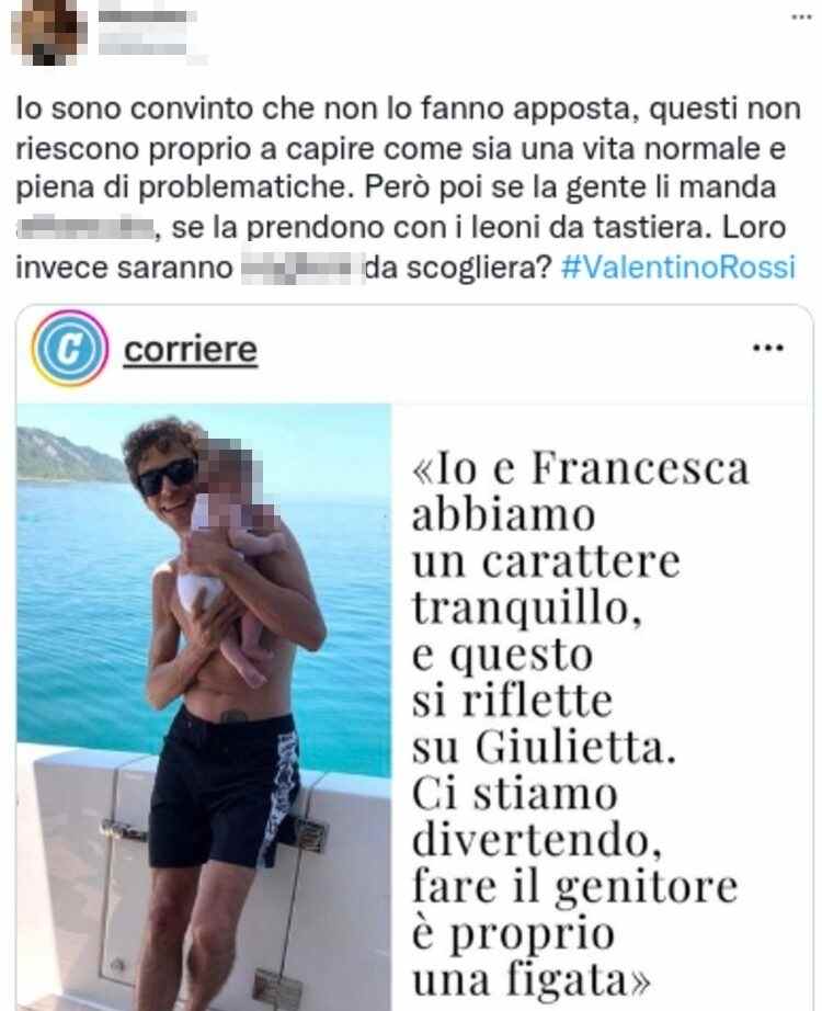 Valentino Rossi tweet