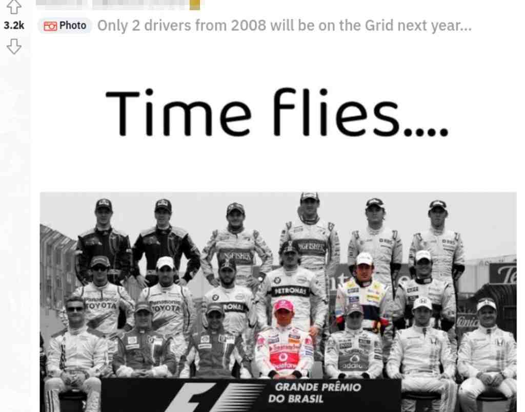 Formula Uno Reddit post