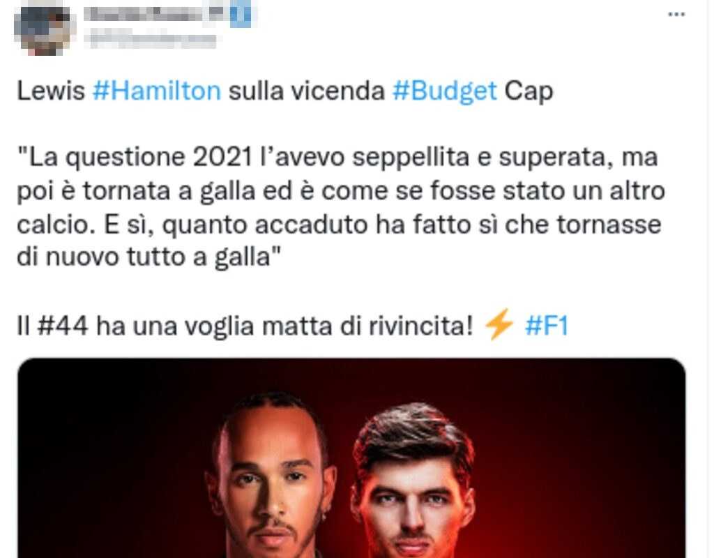 Hamilton tweet