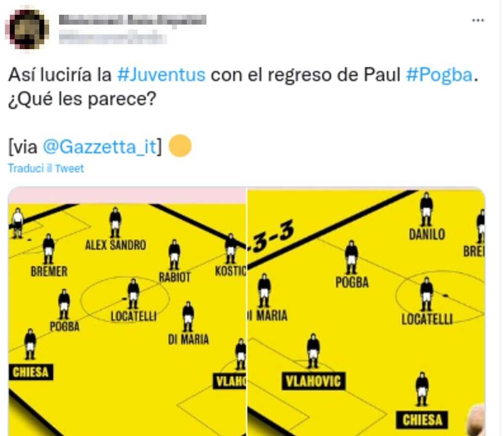 Pogba tweet