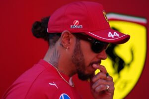 Lewis Hamilton, pilota della Ferrari