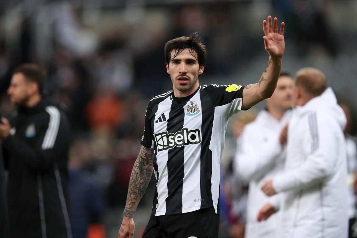 Sandro Tonali, centrocampista del Newcastle