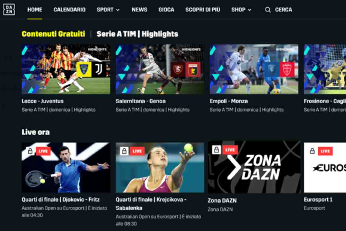 Pacchetto DAZN